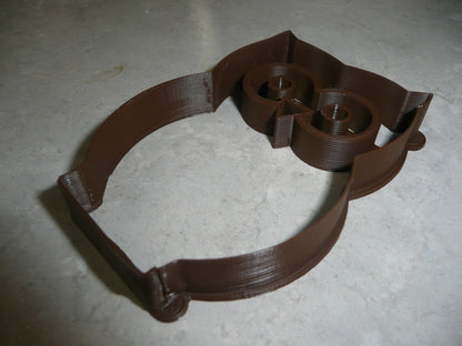 Owl Nocturnal Bird Of Prey Large Eyes Cookie Cutter Made In USA PR436