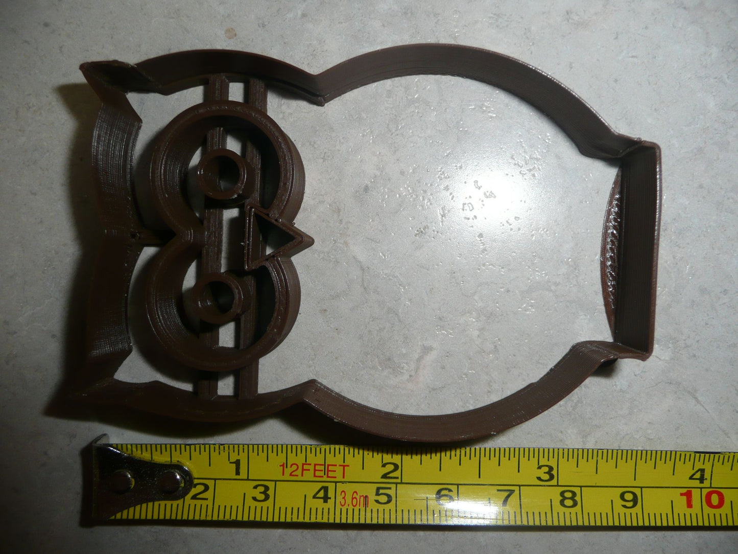 Owl Nocturnal Bird Of Prey Large Eyes Cookie Cutter Made In USA PR436