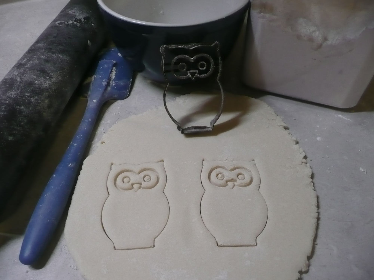 Owl Nocturnal Bird Of Prey Large Eyes Cookie Cutter Made In USA PR436