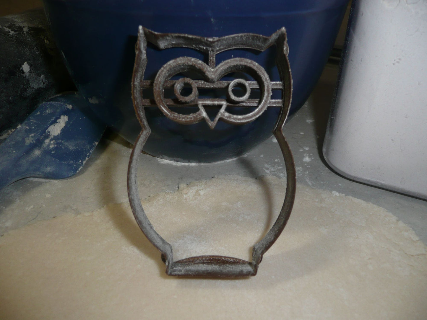 Owl Nocturnal Bird Of Prey Large Eyes Cookie Cutter Made In USA PR436