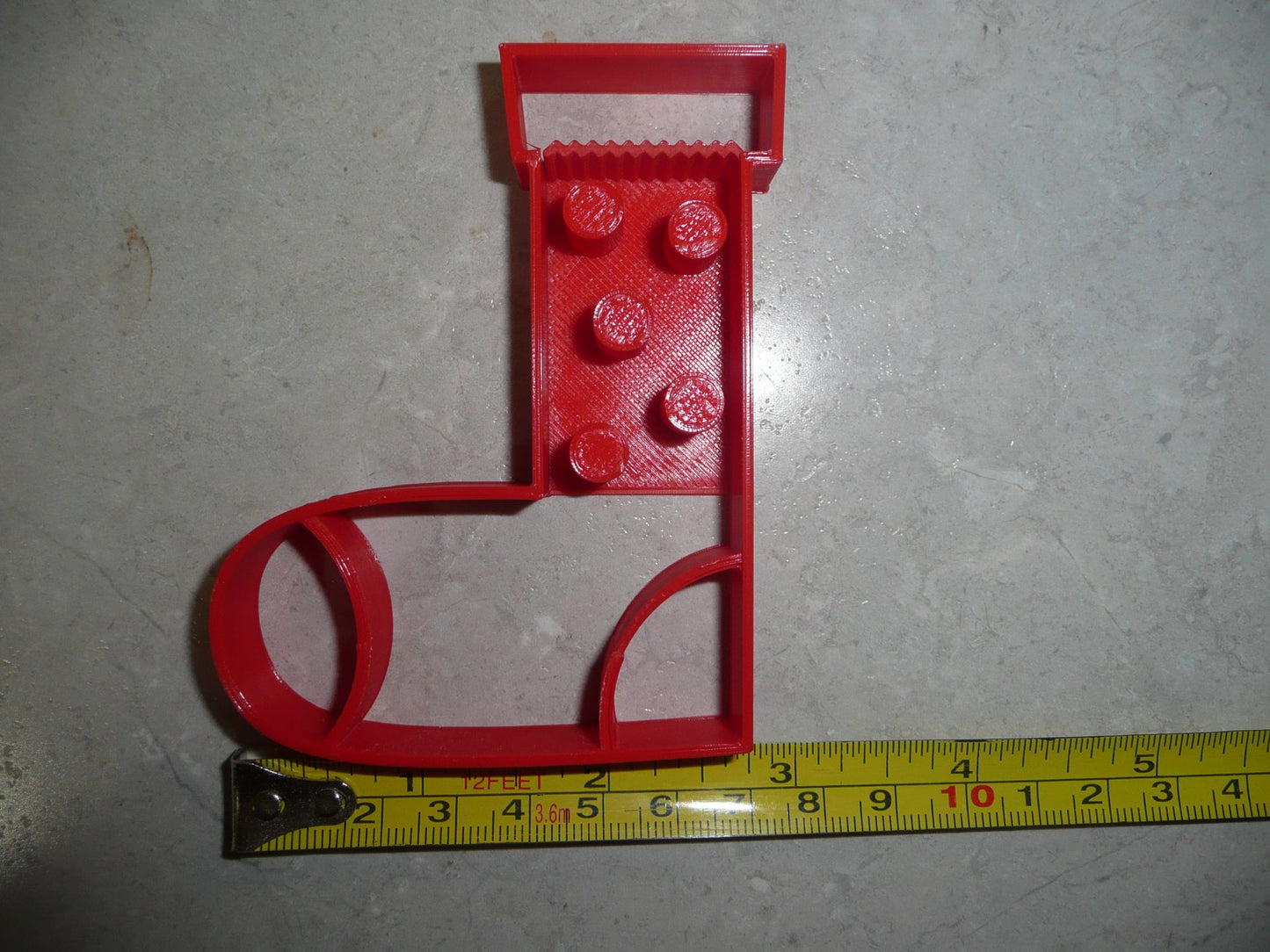 Christmas Sock Novelty Festive Stocking Cookie Cutter Made In USA PR2203