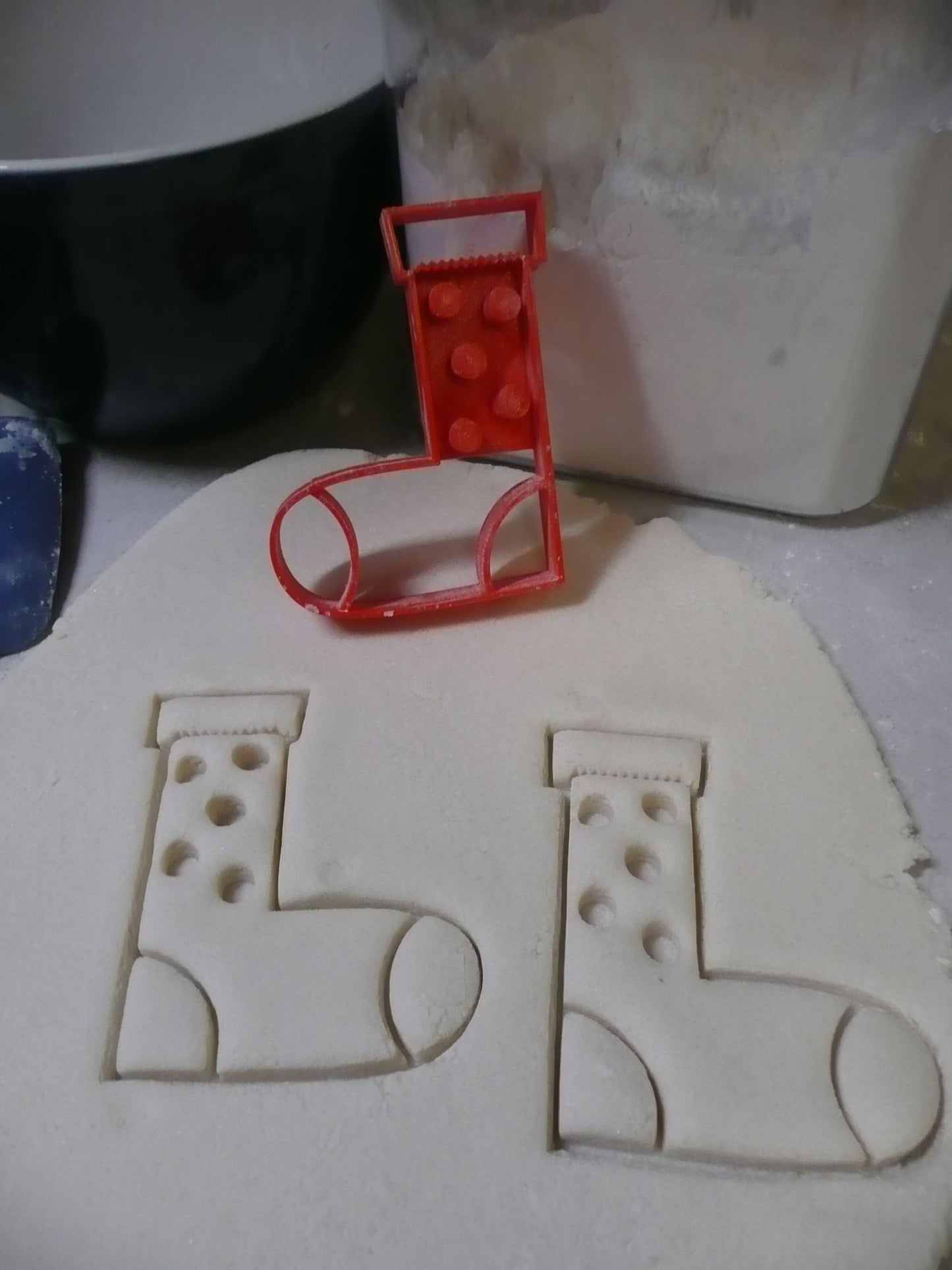 Christmas Sock Novelty Festive Stocking Cookie Cutter Made In USA PR2203