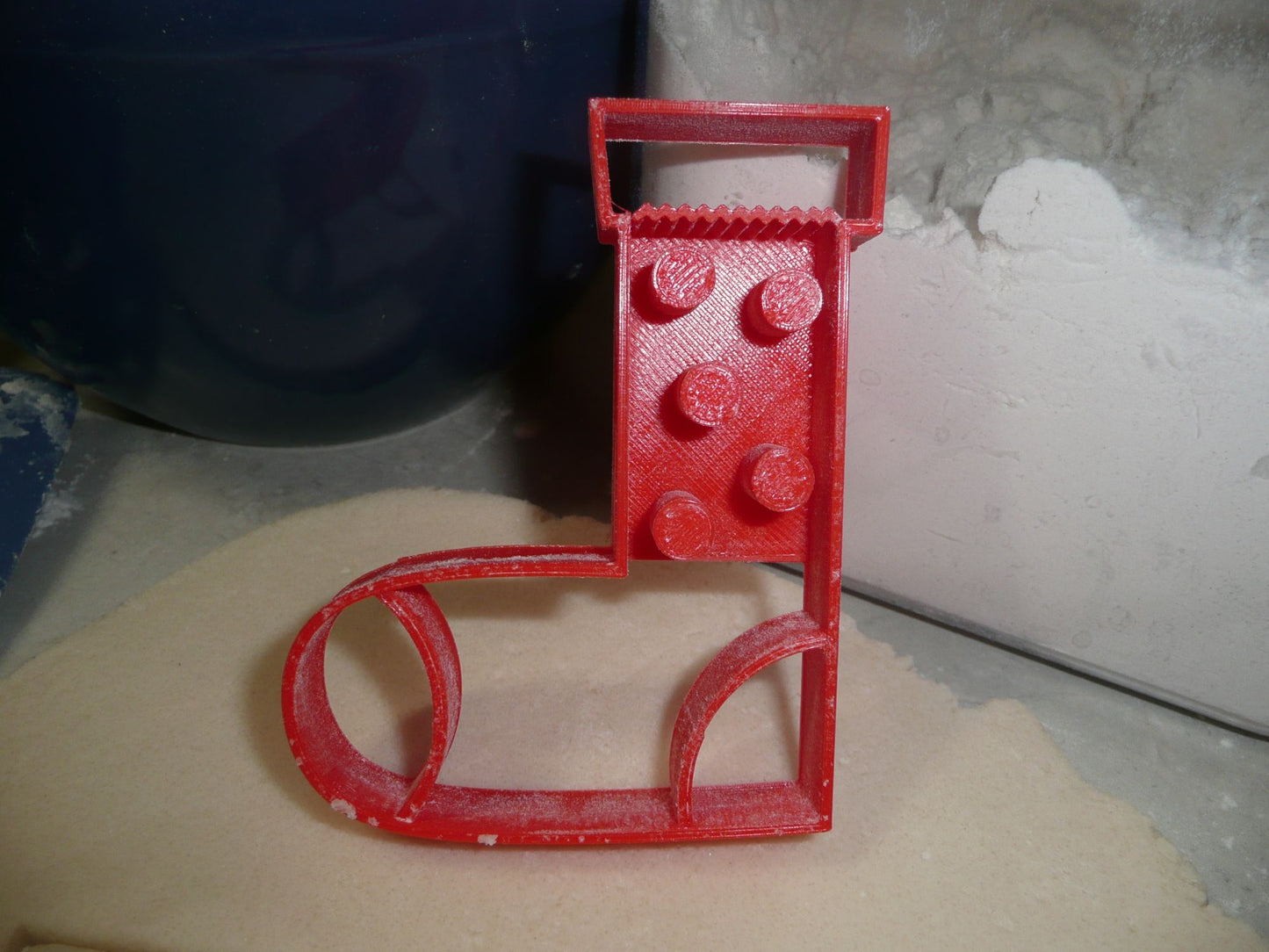 Christmas Sock Novelty Festive Stocking Cookie Cutter Made In USA PR2203