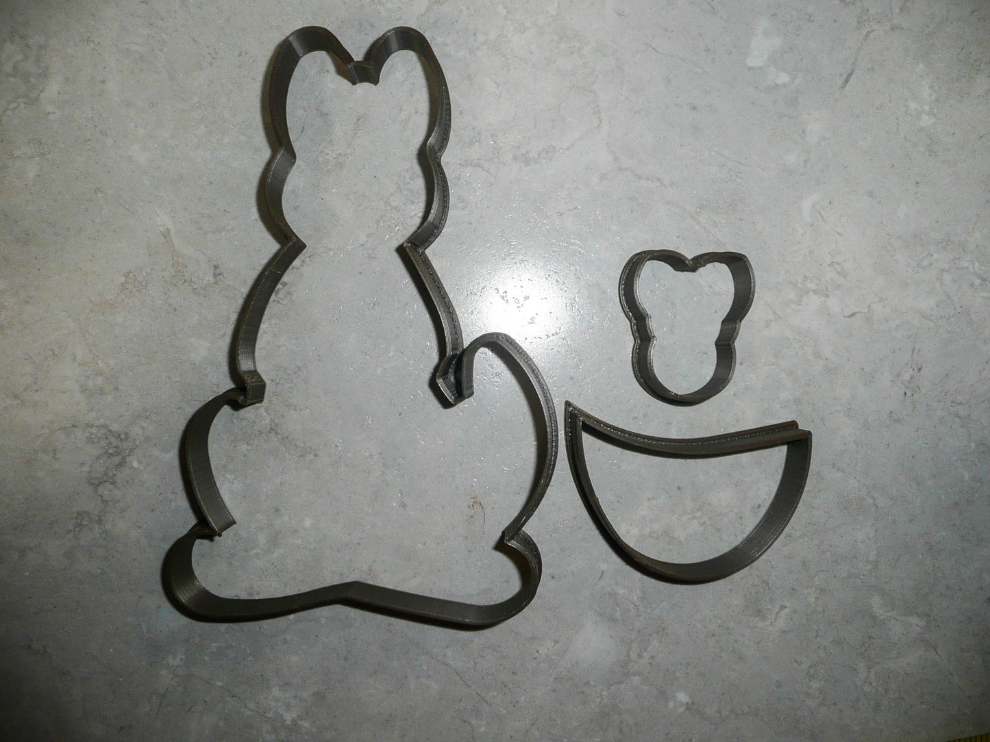 Kangaroo With Pouch And Baby Joey 3 Pieces Cookie Cutter Made In USA PR2978