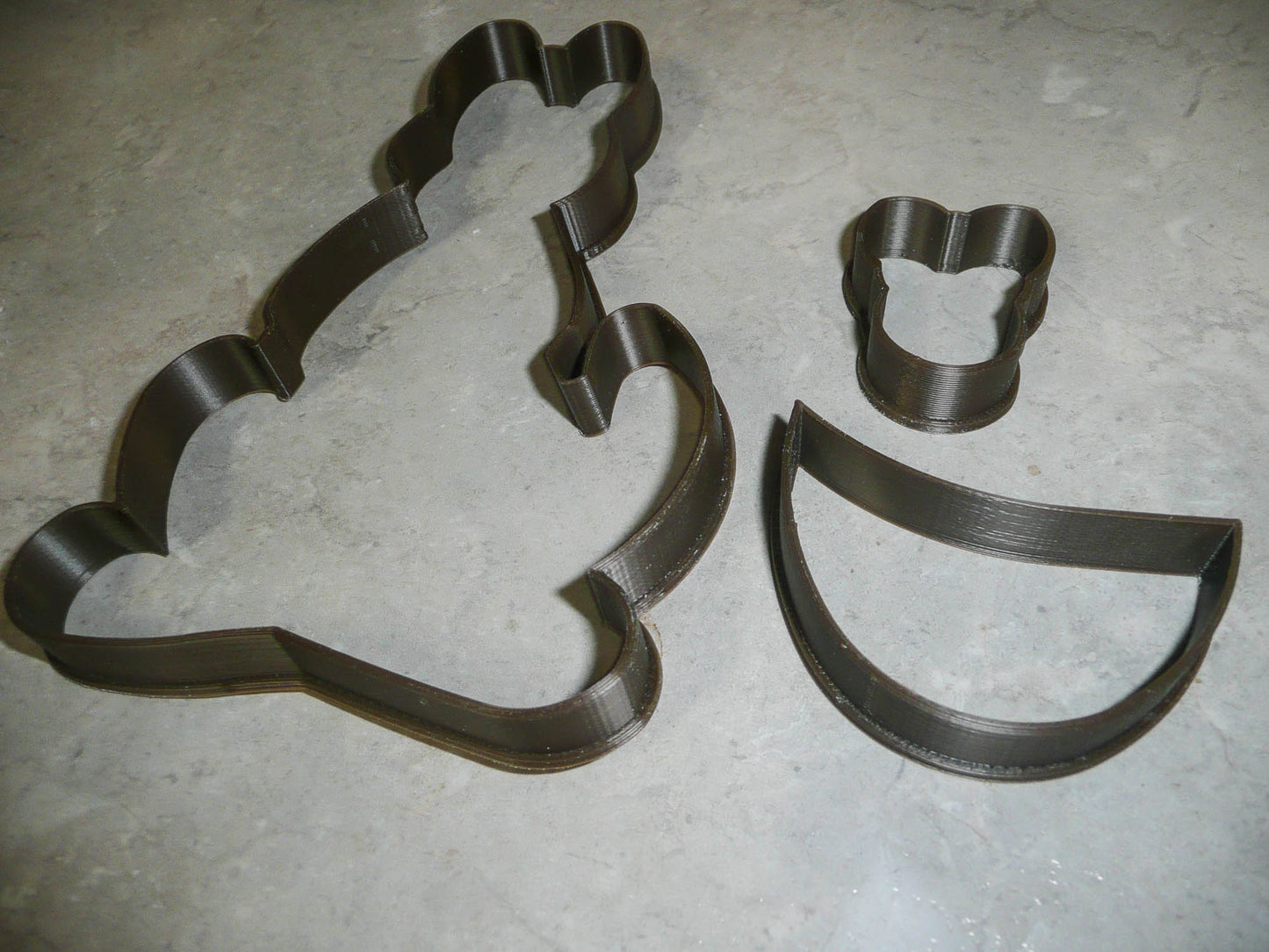 Kangaroo With Pouch And Baby Joey 3 Pieces Cookie Cutter Made In USA PR2978