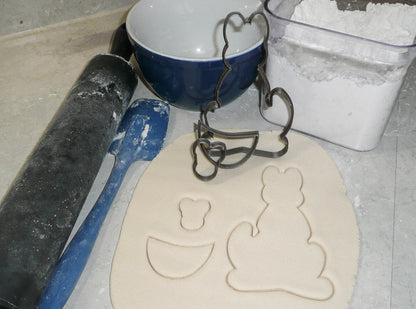 Kangaroo With Pouch And Baby Joey 3 Pieces Cookie Cutter Made In USA PR2978