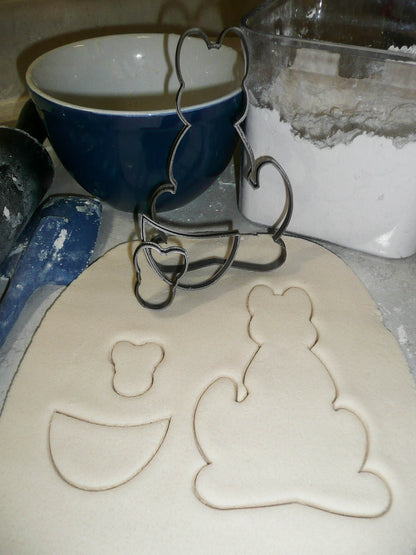 Kangaroo With Pouch And Baby Joey 3 Pieces Cookie Cutter Made In USA PR2978