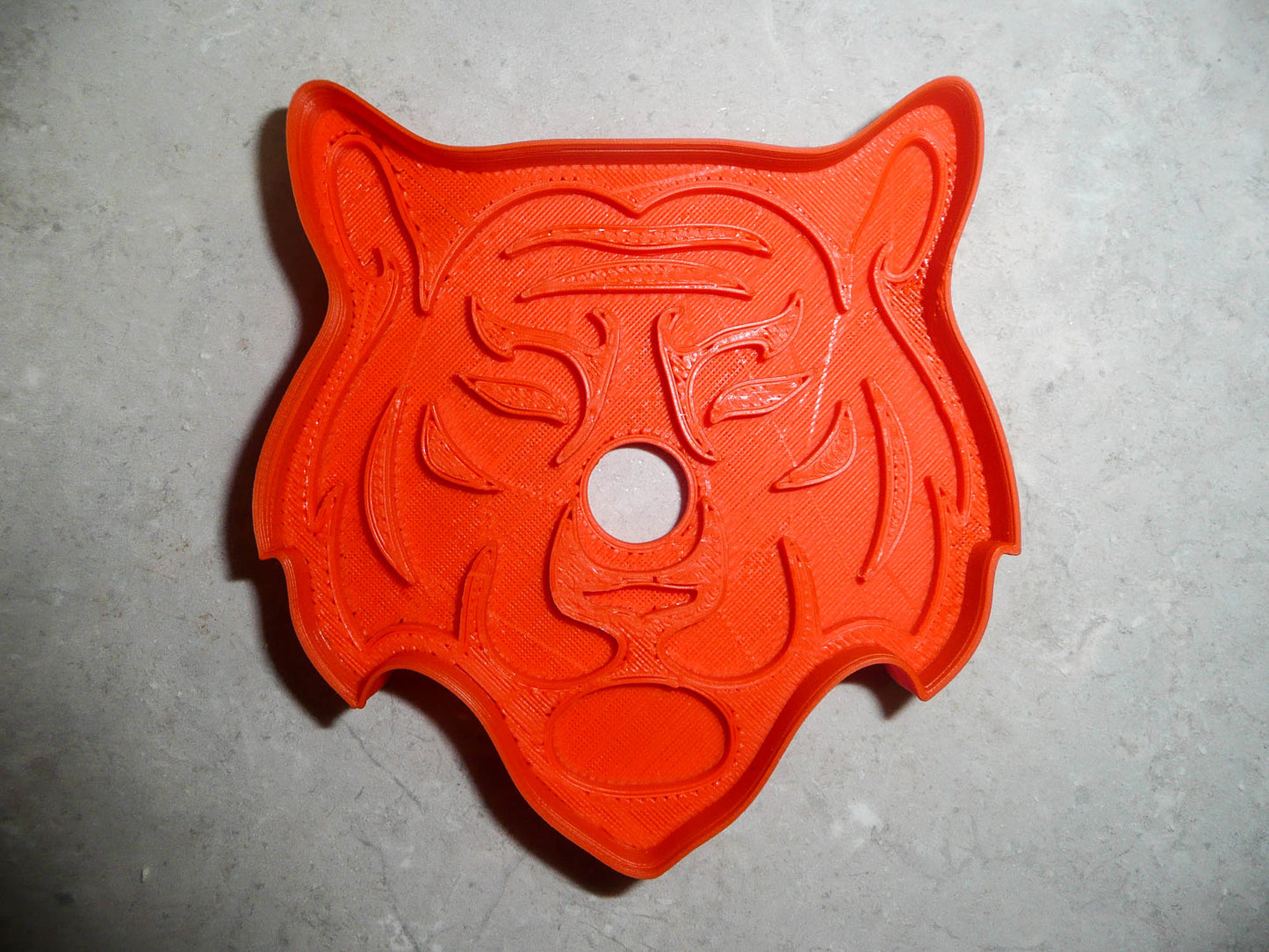 6x Tiger Face Animal Fondant Cutter Cupcake Topper 1.75 IN USA FD2172