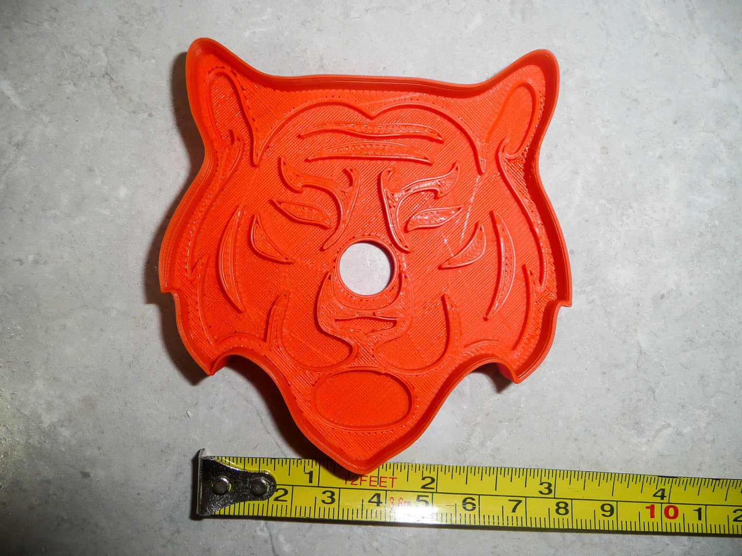 Tiger Face With Stripes Largest Feline Predator Cookie Cutter Made In USA PR2172
