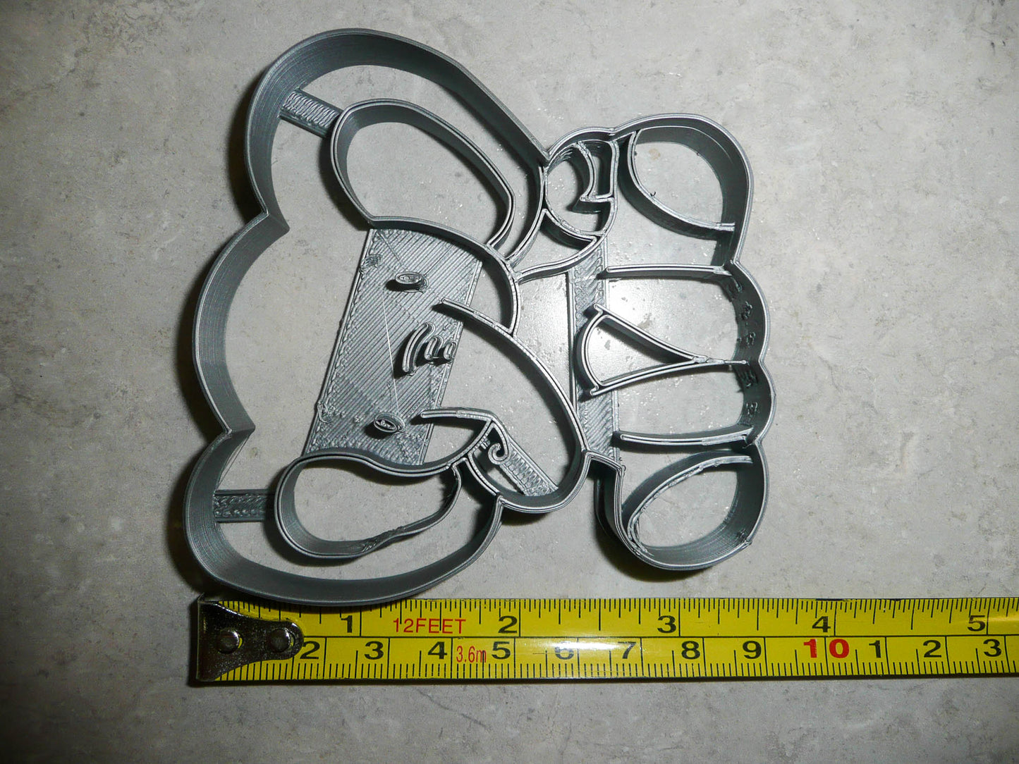 Baby Elephant Detailed Calf Zoo Animal Cookie Cutter Made In USA PR2558