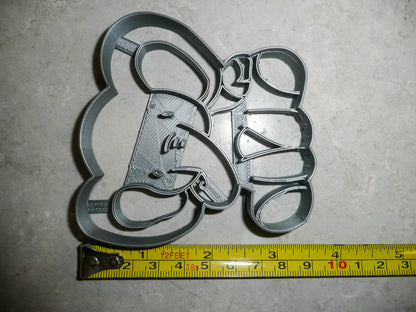 Baby Elephant Detailed Calf Zoo Animal Cookie Cutter Made In USA PR2558
