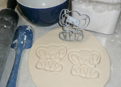 Baby Elephant Detailed Calf Zoo Animal Cookie Cutter Made In USA PR2558