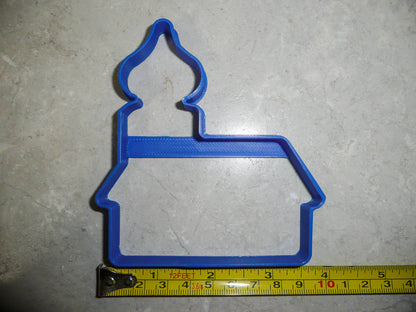 House Outline Onion Dome Steeple Roof 4 Inch Cookie Cutter Made In USA PR3081