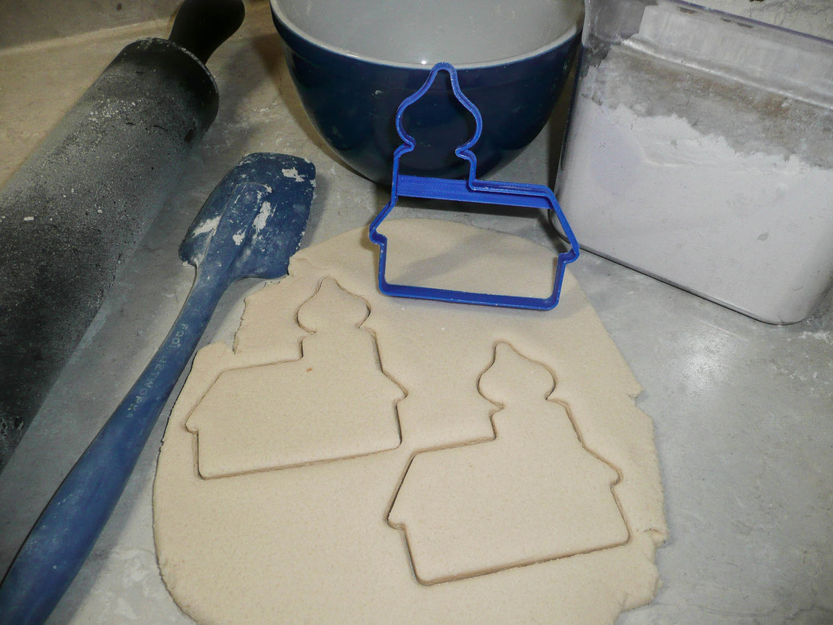 House Outline Onion Dome Steeple Roof 4 Inch Cookie Cutter Made In USA PR3081