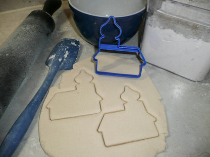 House Outline Onion Dome Steeple Roof 4 Inch Cookie Cutter Made In USA PR3081