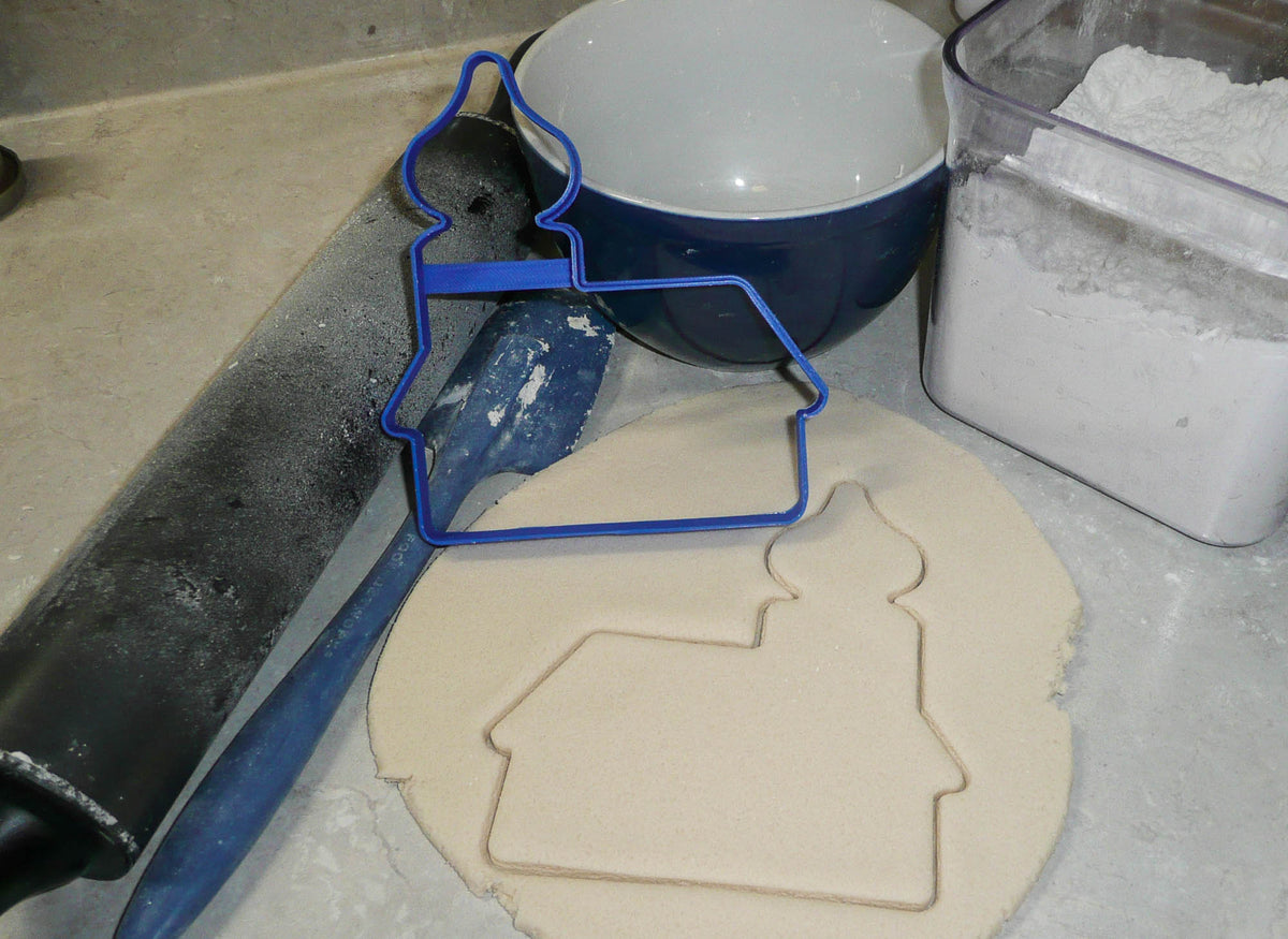 House Outline Onion Dome Steeple Roof 6 Inch Cookie Cutter Made In USA PR3082