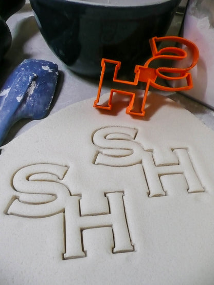 Sam Houston State Texas University SH Letters Cookie Cutter Made In USA PR2838