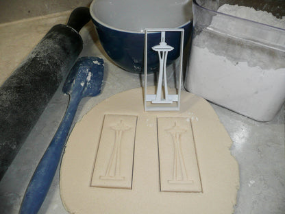 Space Needle Seattle Washington Tower Cookie Cutter Made In USA PR3018