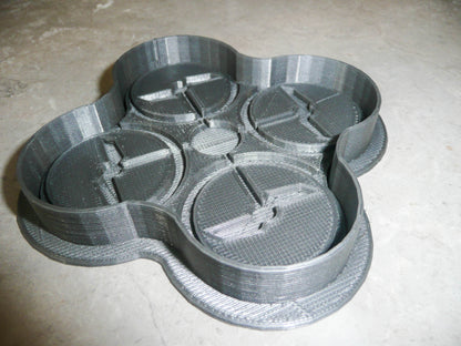 Drone Outline With Detail Stamp 2 Piece Cookie Cutter Made In USA PR2039