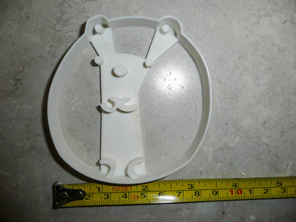 Polar Bear Round Ball Puffy Cute Animal Cookie Cutter Made In USA PR2469