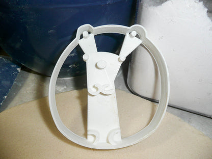Polar Bear Round Ball Puffy Cute Animal Cookie Cutter Made In USA PR2469