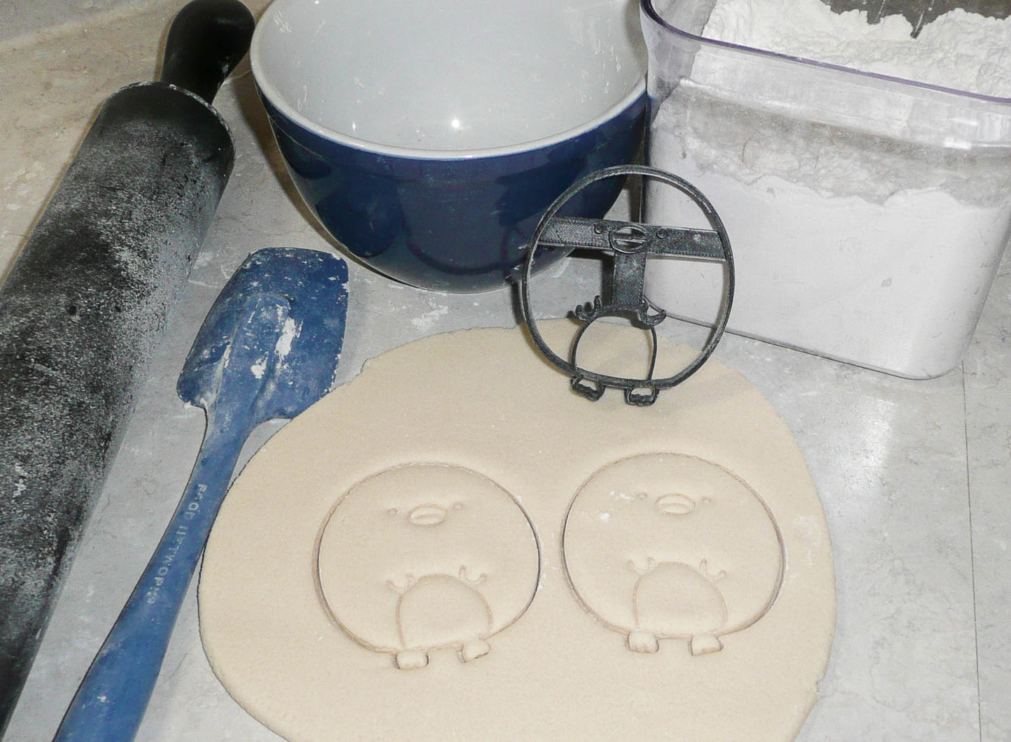 Penguin Round Ball Puffy Cute Animal Cookie Cutter Made In USA PR2470
