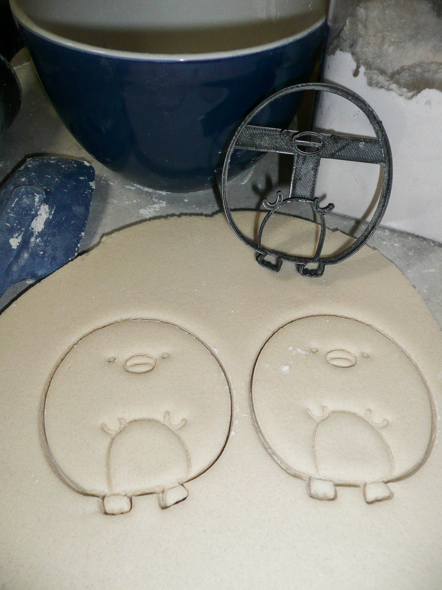 Penguin Round Ball Puffy Cute Animal Cookie Cutter Made In USA PR2470
