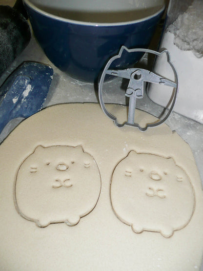 Cat Kitty Kitten Round Ball Puffy Cute Animal Cookie Cutter Made In USA PR2471