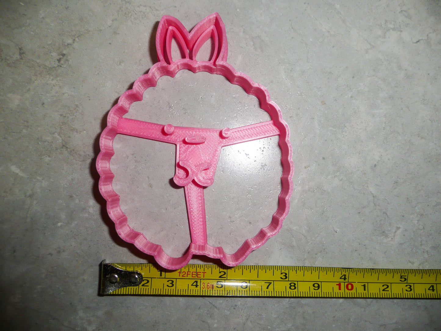Bunny Rabbit Round Ball Puffy Animal Cookie Cutter Made In USA PR2474