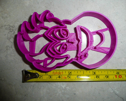 Ursula Face Sea Witch Little Mermaid Movie Cookie Cutter Made In USA PR2924