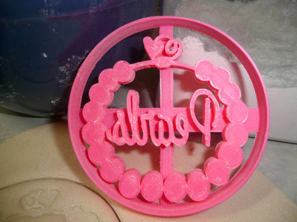 Pearls Fashion Girl Baby Shower Gender Reveal Cookie Cutter Made In USA PR3027