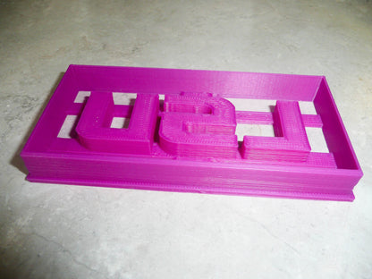 Louisiana State University LSU Letters Sports Cookie Cutter Made In USA PR3040