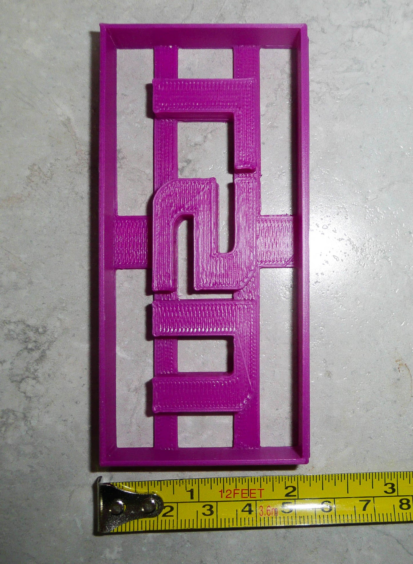 Louisiana State University LSU Letters Sports Cookie Cutter Made In USA PR3040