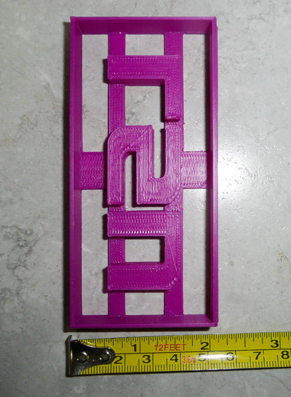 Louisiana State University LSU Letters Sports Cookie Cutter Made In USA PR3040