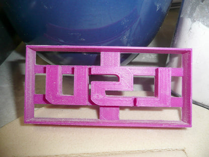 Louisiana State University LSU Letters Sports Cookie Cutter Made In USA PR3040