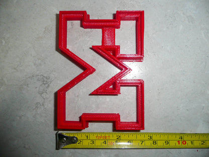 Ole Miss M Letter University of Mississippi Cookie Cutter Made In USA PR3039