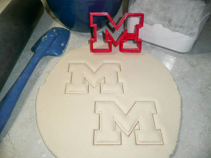 Ole Miss M Letter University of Mississippi Cookie Cutter Made In USA PR3039
