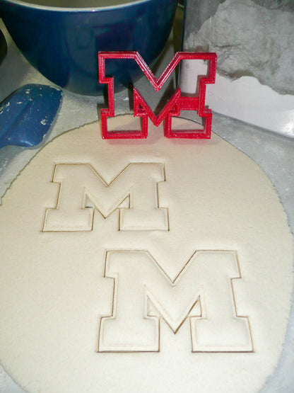 Ole Miss M Letter University of Mississippi Cookie Cutter Made In USA PR3039
