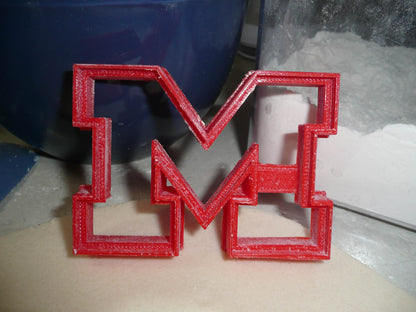 Ole Miss M Letter University of Mississippi Cookie Cutter Made In USA PR3039
