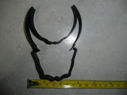 Oni Mask Japanese Samurai Horns 2 PC Stamp And Cookie Cutter Made In USA PR2308