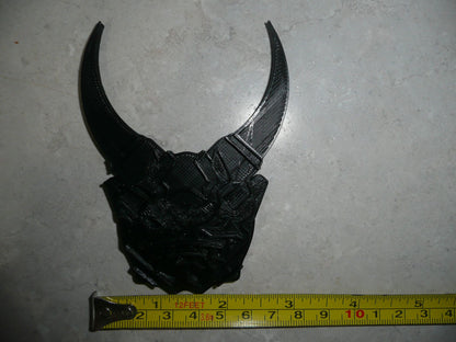 Oni Mask Japanese Samurai Horns 2 PC Stamp And Cookie Cutter Made In USA PR2308