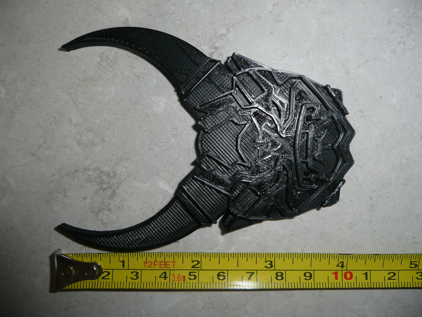 Oni Mask Japanese Samurai Horns 2 PC Stamp And Cookie Cutter Made In USA PR2308