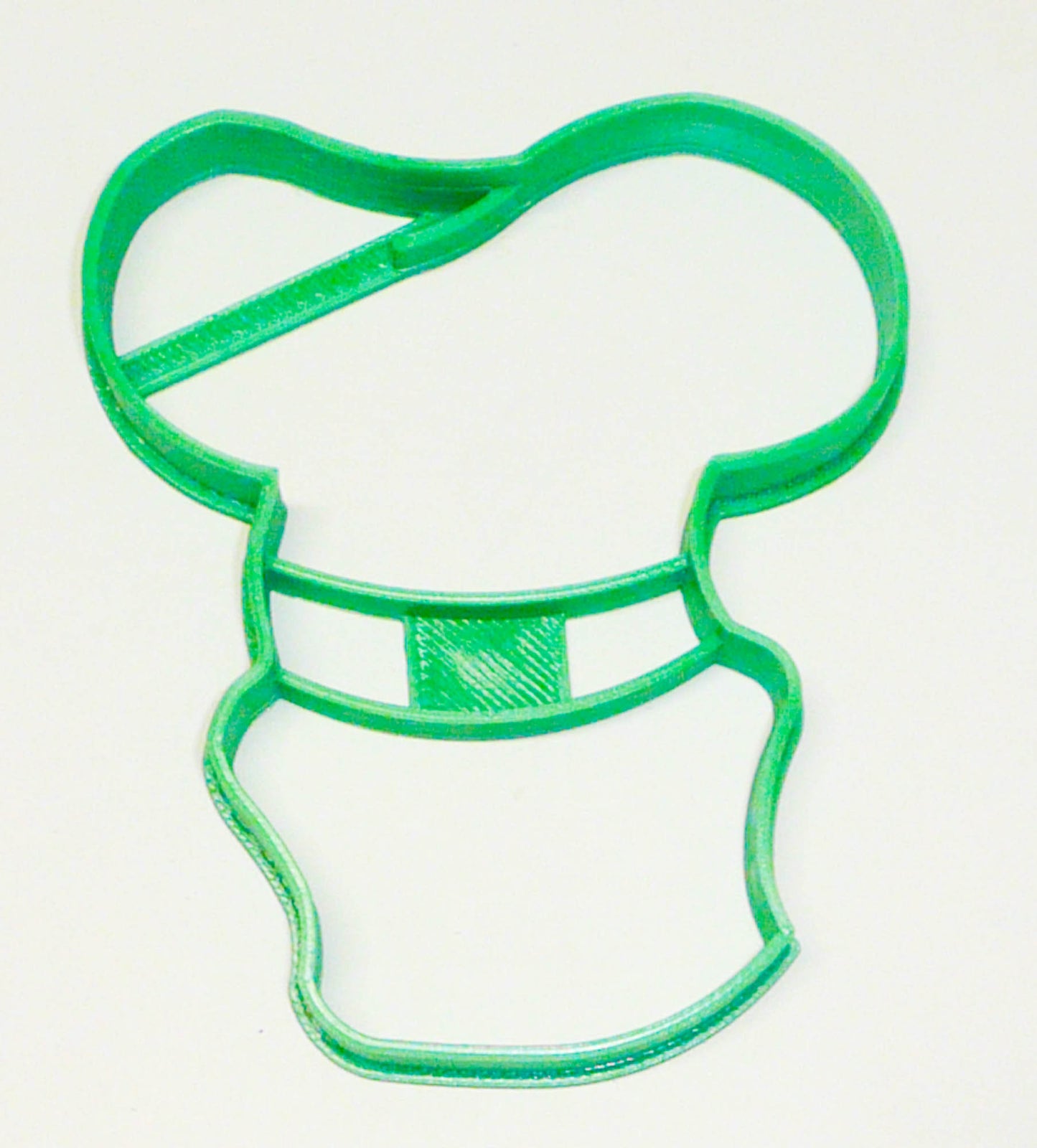 6x Goofy Green Hat Fondant Cutter Cupcake Topper 1.75 IN USA FD2020