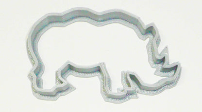 Rhino Rhinoceros Zoo Safari Animal Cookie Cutter Made In USA PR2287