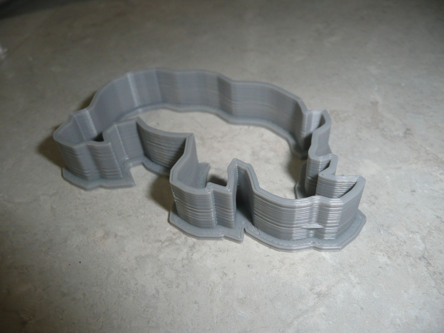Rhino Rhinoceros Zoo Safari Animal Cookie Cutter Made In USA PR2287