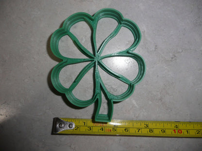 Cloverleaf Lucky 4 Leaf Clover Shamrock Cookie Cutter Made In USA PR2288