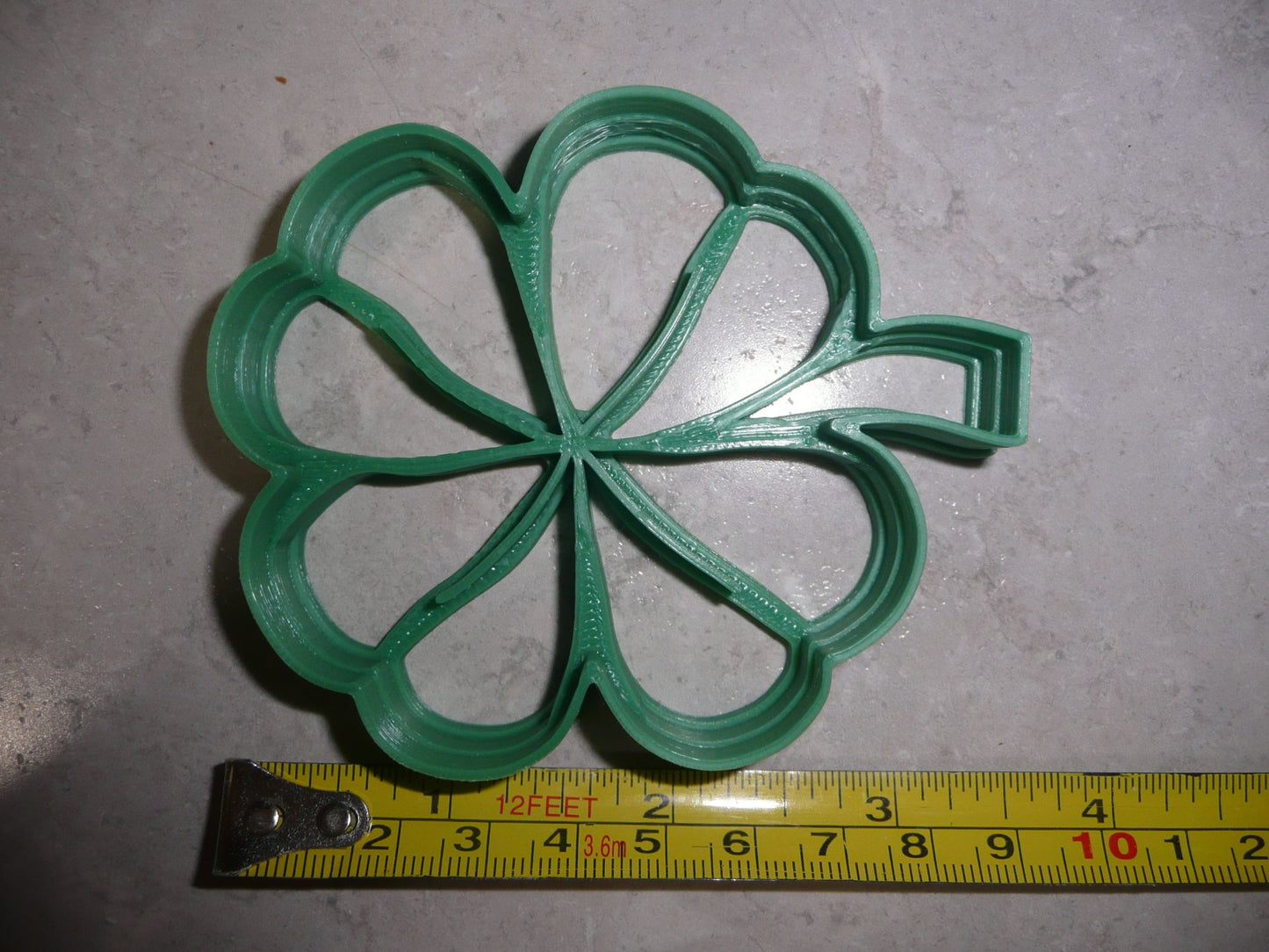 Cloverleaf Lucky 4 Leaf Clover Shamrock Cookie Cutter Made In USA PR2288