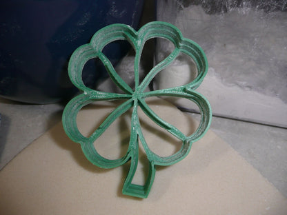 Cloverleaf Lucky 4 Leaf Clover Shamrock Cookie Cutter Made In USA PR2288