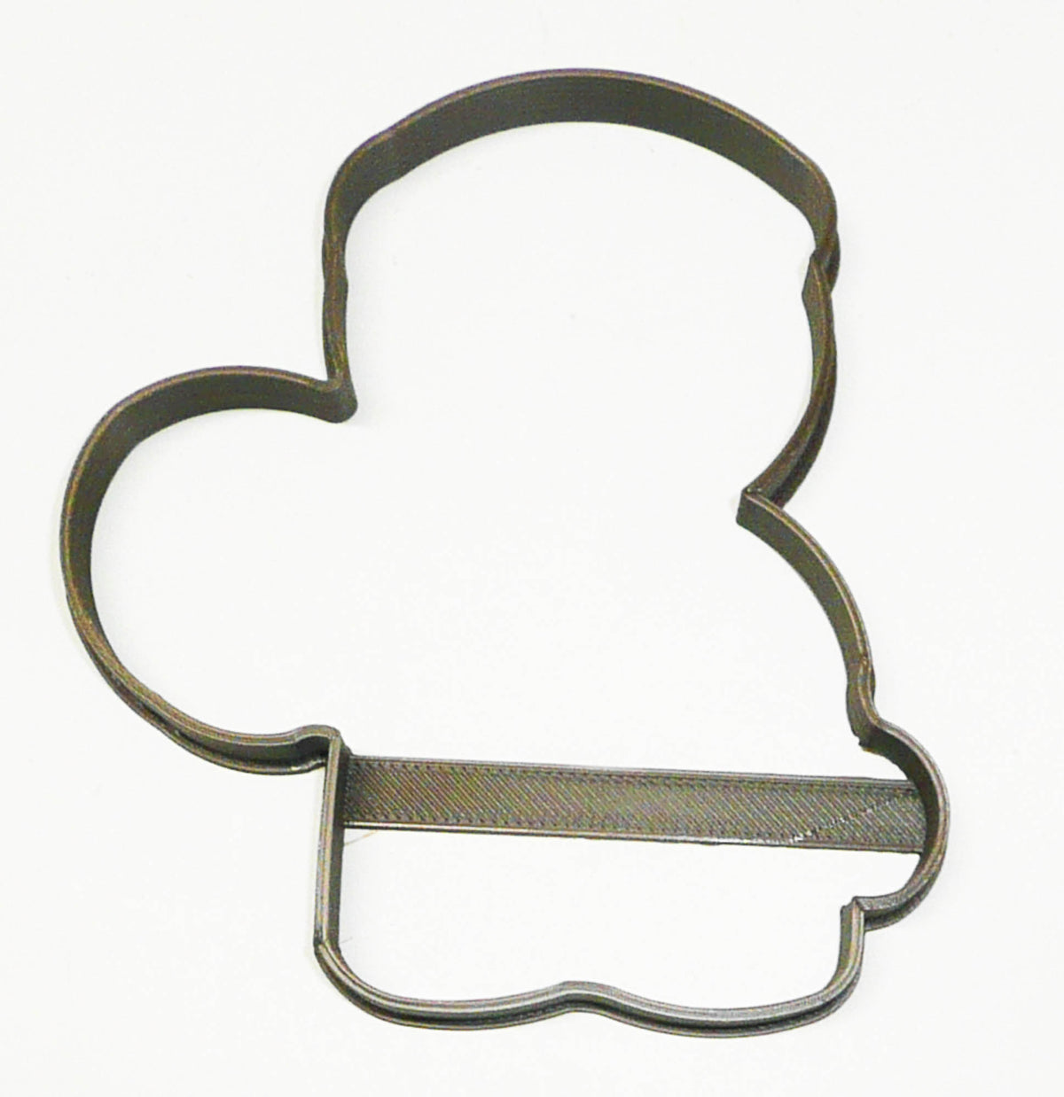 Gingerbread Boy with Candy Cane Christmas Cookie Cutter Made In USA PR3144