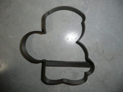 Gingerbread Boy with Candy Cane Christmas Cookie Cutter Made In USA PR3144